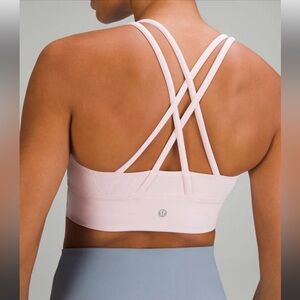 Lululemon longline energy bra size 4 flush pink